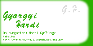 gyorgyi hardi business card